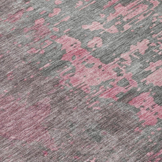 Piper Looms Chantille Abstract ACN1702 Blush Machine Washable Area Rug Swatch Image