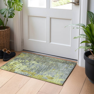 Piper Looms Chantille Abstract ACN1702 Cactus Machine Washable Area Rug Scatter Lifestyle Image Feature