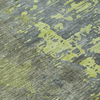 Piper Looms Chantille Abstract ACN1702 Cactus Machine Washable Area Rug Swatch Image