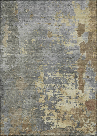 Piper Looms Chantille Abstract ACN1702 Taupe Machine Washable Area Rug main image
