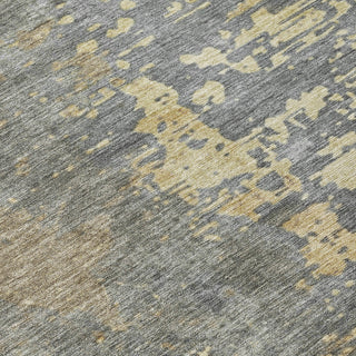 Piper Looms Chantille Abstract ACN1702 Taupe Machine Washable Area Rug Swatch Image