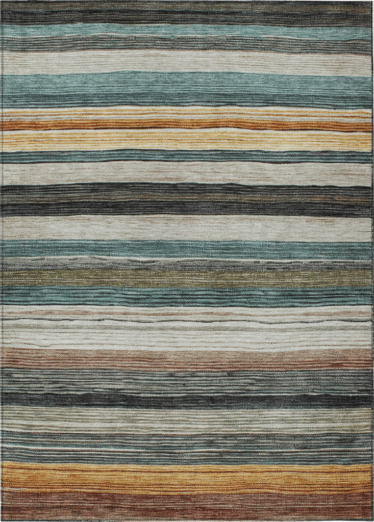 Piper Looms Chantille Stripes ACN1703 Beige Machine Washable Area Rug main image