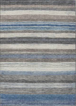 Piper Looms Chantille Stripes ACN1703 Denim Machine Washable Area Rug main image