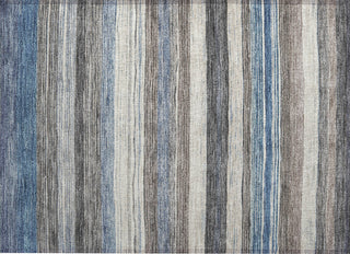 Piper Looms Chantille Stripes ACN1703 Denim Machine Washable Area Rug Scatter Main Image