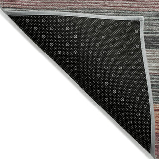 Piper Looms Chantille Stripes ACN1703 Seafoam Machine Washable Area Rug Backing Image
