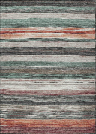 Piper Looms Chantille Stripes ACN1703 Seafoam Machine Washable Area Rug main image
