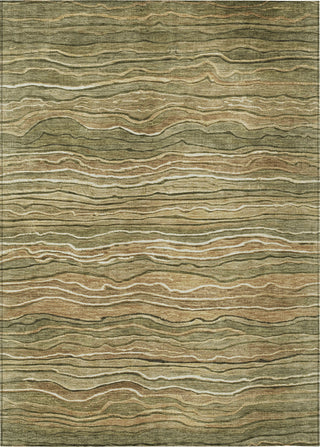 Piper Looms Chantille Stripes ACN1704 Fern Machine Washable Area Rug main image
