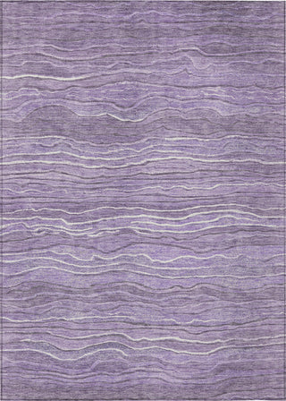 Piper Looms Chantille Stripes ACN1704 Purple Machine Washable Area Rug main image