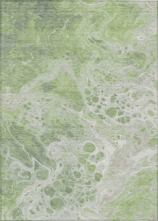 Piper Looms Chantille Abstract ACN1705 Aloe Machine Washable Area Rug main image