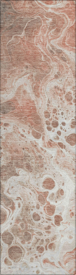 Piper Looms Chantille Abstract ACN1705 Paprika Machine Washable Area Rug Runner Main Image