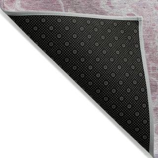 Piper Looms Chantille Abstract ACN1705 Pink Machine Washable Area Rug Backing Image