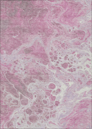 Piper Looms Chantille Abstract ACN1705 Pink Machine Washable Area Rug main image