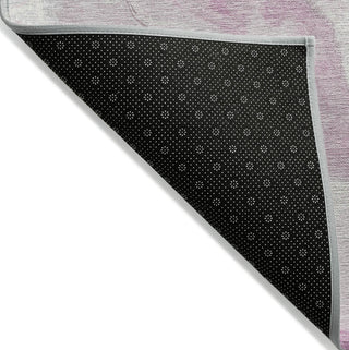 Piper Looms Chantille Abstract ACN1707 Pink Machine Washable Area Rug Backing Image