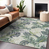 Piper Looms Chantille Floral ACN1708 Aloe Machine Washable Area Rug Lifestyle Image Feature