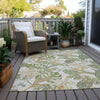 Piper Looms Chantille Floral ACN1708 Ivory Machine Washable Area Rug Outdoor Lifestyle Image Feature