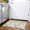 Piper Looms Chantille Floral ACN1708 Ivory Machine Washable Area Rug Scatter Lifestyle Image Feature
