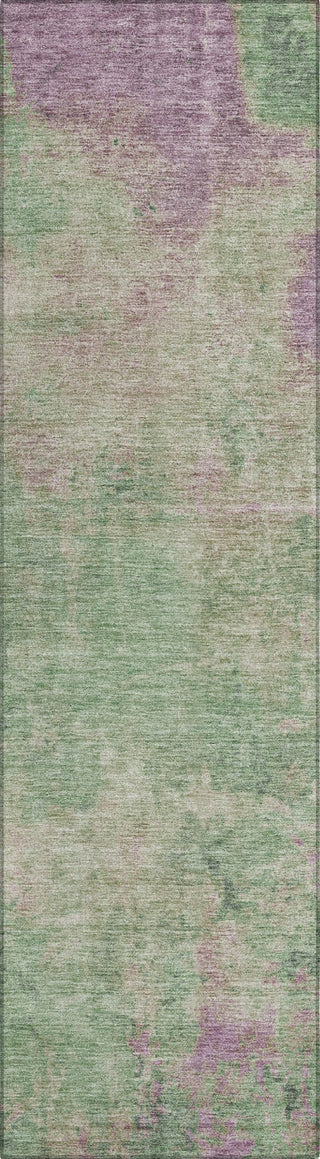 Piper Looms Chantille Abstract ACN1710 Aloe Machine Washable Area Rug Runner Main Image