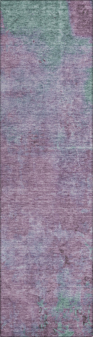 Piper Looms Chantille Abstract ACN1710 Lavender Machine Washable Area Rug Runner Main Image