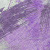 Piper Looms Chantille Modern ACN1711 Purple Machine Washable Area Rug Swatch Image