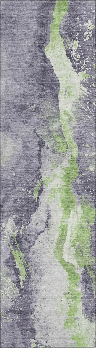 Piper Looms Chantille Abstract ACN1712 Lavender Machine Washable Area Rug Runner Main Image