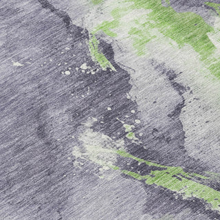 Piper Looms Chantille Abstract ACN1712 Lavender Machine Washable Area Rug Swatch Image