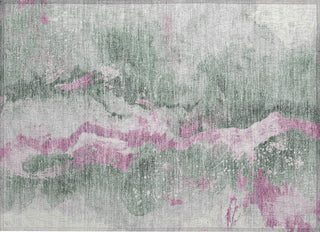 Piper Looms Chantille Abstract ACN1712 Sage Machine Washable Area Rug Scatter Main Image