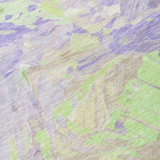Piper Looms Chantille Abstract ACN1713 Lavender Machine Washable Area Rug Swatch Image