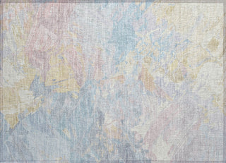 Piper Looms Chantille Abstract ACN1713 Sky Machine Washable Area Rug Scatter Main Image