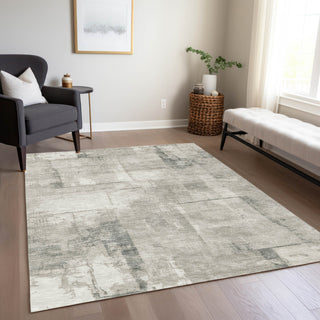 Piper Looms Chantille Geometric ACN1714 Beige Machine Washable Area Rug Lifestyle Image Feature
