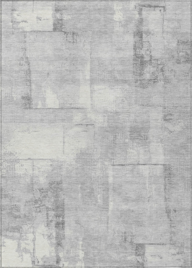 Piper Looms Chantille Geometric ACN1714 Gray Machine Washable Area Rug main image