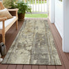 Piper Looms Chantille Stripes ACN1715 Beige Machine Washable Area Rug Runner Outdoor Lifestyle Image Feature