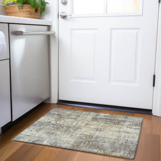 Piper Looms Chantille Stripes ACN1715 Beige Machine Washable Area Rug Scatter Lifestyle Image Feature