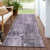 Piper Looms Chantille Stripes ACN1715 Purple Machine Washable Area Rug Runner Outdoor Lifestyle Image Feature