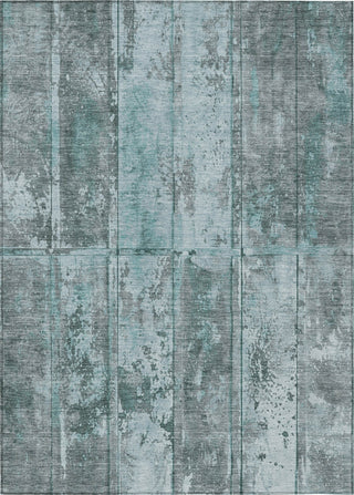 Piper Looms Chantille Stripes ACN1715 Teal Machine Washable Area Rug main image