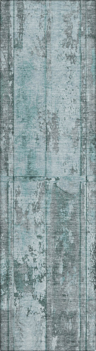 Piper Looms Chantille Stripes ACN1715 Teal Machine Washable Area Rug Runner Main Image