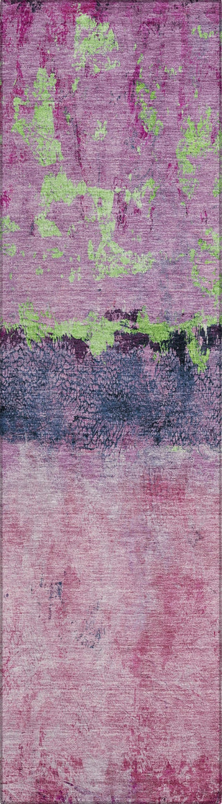 Piper Looms Chantille Abstract ACN1716 Blush Machine Washable Area Rug Runner Main Image