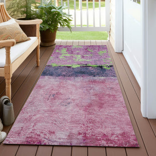 Piper Looms Chantille Abstract ACN1716 Blush Machine Washable Area Rug Runner Outdoor Lifestyle Image Feature