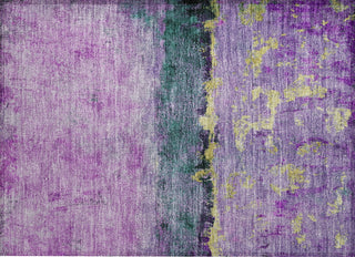 Piper Looms Chantille Abstract ACN1716 Plum Machine Washable Area Rug Scatter Main Image