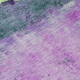 Piper Looms Chantille Abstract ACN1716 Purple Machine Washable Area Rug Swatch Image