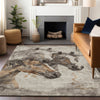Piper Looms Chantille Animal ACN1718 Beige Machine Washable Area Rug Lifestyle Image Feature