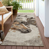 Piper Looms Chantille Animal ACN1718 Beige Machine Washable Area Rug Runner Outdoor Lifestyle Image Feature