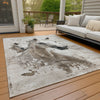 Piper Looms Chantille Animal ACN1719 Ivory Machine Washable Area Rug Outdoor Lifestyle Image Feature