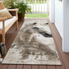 Piper Looms Chantille Animal ACN1719 Ivory Machine Washable Area Rug Runner Outdoor Lifestyle Image Feature