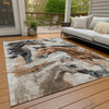 Piper Looms Chantille Animal ACN1720 Beige Machine Washable Area Rug Outdoor Lifestyle Image Feature