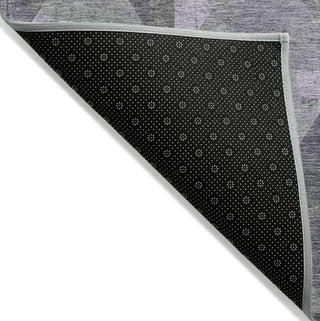 Piper Looms Chantille Geometric ACN1721 Lavender Machine Washable Area Rug Backing Image