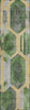 Piper Looms Chantille Geometric ACN1722 Green Machine Washable Area Rug Runner Main Image