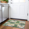 Piper Looms Chantille Geometric ACN1722 Green Machine Washable Area Rug Scatter Lifestyle Image Feature
