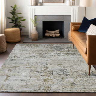 Piper Looms Chantille Modern ACN1723 Beige Machine Washable Area Rug Lifestyle Image Feature