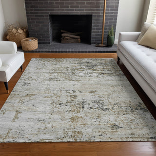 Piper Looms Chantille Modern ACN1723 Beige Machine Washable Area Rug Lifestyle Image Feature