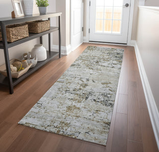 Piper Looms Chantille Modern ACN1723 Beige Machine Washable Area Rug Runner Lifestyle Image Feature